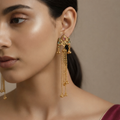 Royal Kashmiri Multicolor Danglers Earrings